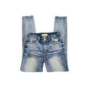 BKE Parker High-Rise Acid Wash Skinny Jeans